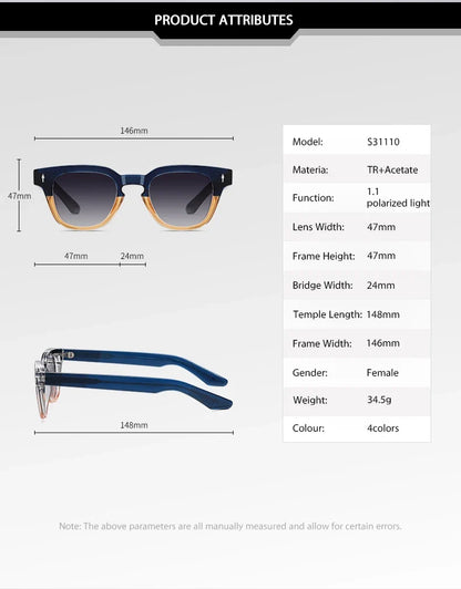 High Quality Prescription Polarised Sunglasses Men  Anti-blue Light Photochromic Myopic Astigmatism Glasses Women S31110