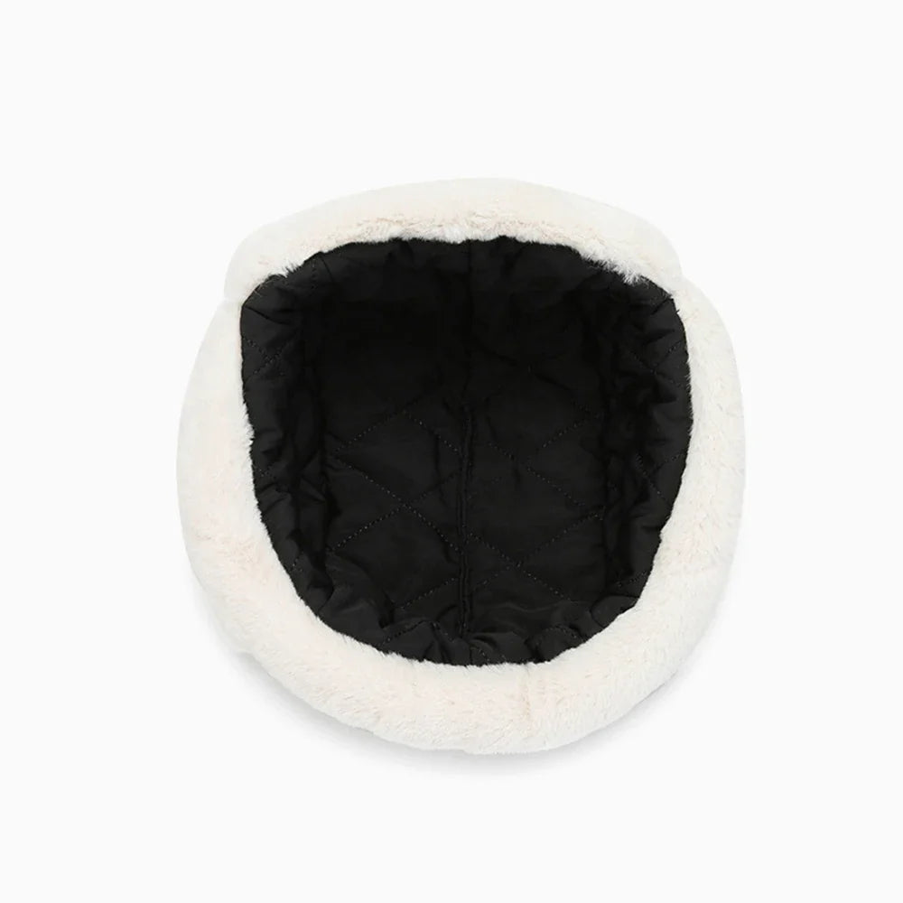 Women Men Thick Plush Windproof Winter Hat Russian Ushanka Snow Caps Bomber Hat