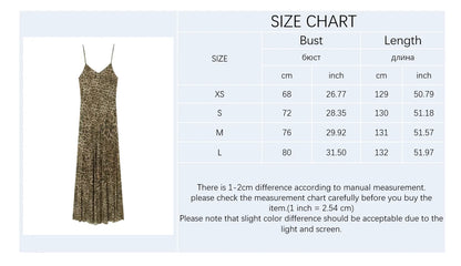 2026 Summer New Women's Dress Leopard Print Spaghetti Strap A-Line Midi Dress Sexy Fashion Wild Individual Style