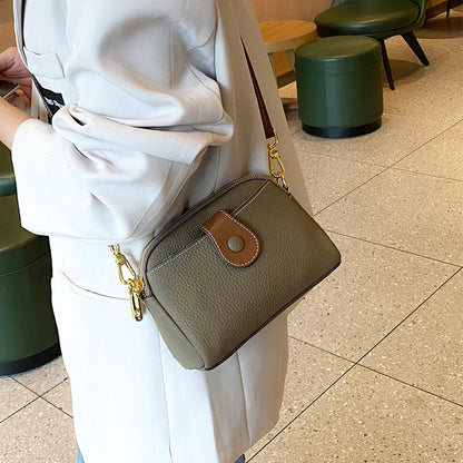 Women's Cowhide Genuine Leather Bag Female Fashion Designer Luxury Handbag Ladies Small Square bag Retro Crossbody Shoulder Bags