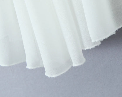 2025 BOHO Women White Big Backless Sling Dress O Neck Back Zipper Loose Swing Mini Short Dresses Holiday Robe