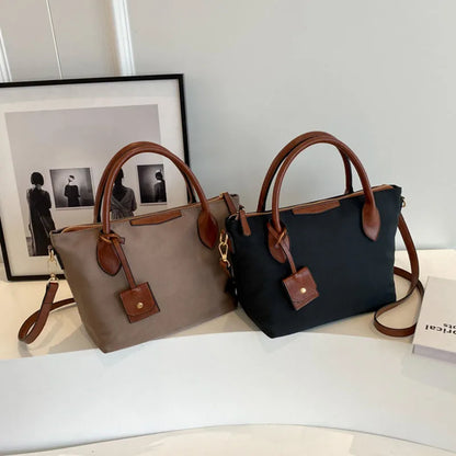 Fashion Casual Women'S Tote Bag Waterproof Nylon Shoulder Bag Commuting Handbag Crossbody Bag Large Capacity Women'S Bag