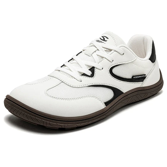 Unisex Barefoot Shoes Wide Width Minimalist Sneakers Zero Drop Classic Retro Outdoor Walking Shoes for Men Women