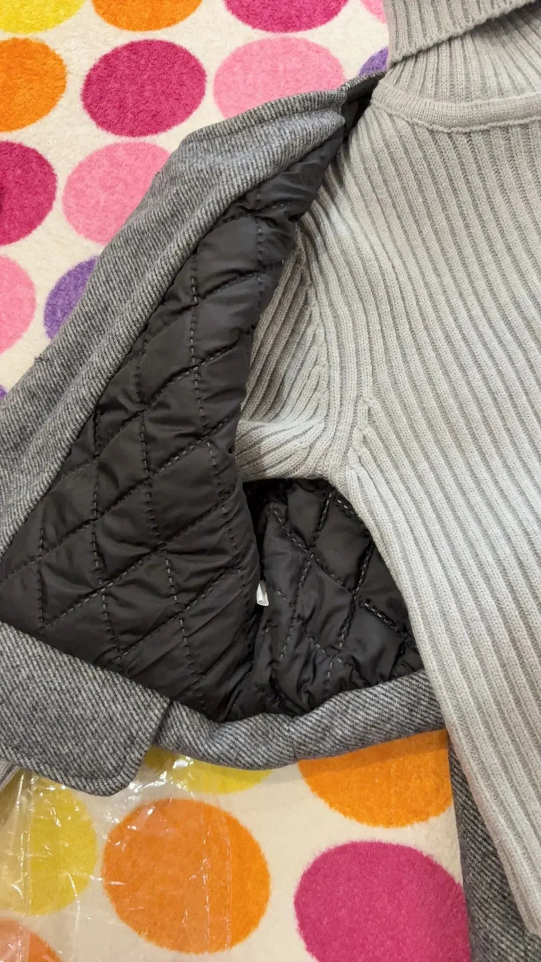 Children's Winter Thick 3pcs Set 2026 New Kids Boys & Girls Fashionable High Collar Sweater + Padding Vest + Velvet Pants 2-10Y