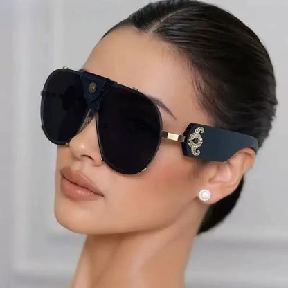 2025 New Toad Mirror Men's Retro Rimless Alloy Legs Sun Glasses Male Pilot Sunglasses Women Driving UV400 Eyewears Gafas De Sol