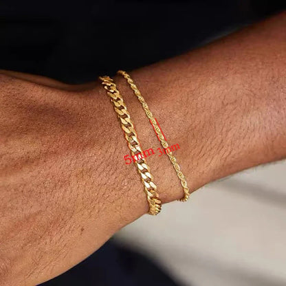 New Water Ripple Rock Hip-hop Bracelets for Men Twisted Chain 100% Real S925 Silver Fine Jewerly Party Wedding Gifts