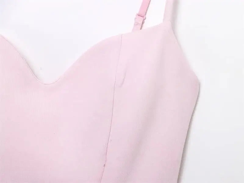 Dresses Summer Women's 2026 New Chic Slim Tube Top Elegant Mini Camisole Women's Dress Street Fashion Youth Holiday Dress