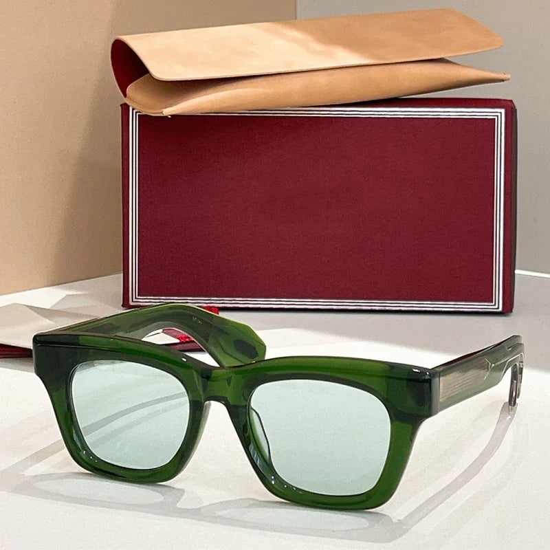 Dealan Uv400 High Quality Men and Women Sunglasses Designer Japan Handmade Optical Prescription Limited Edition Eyewear