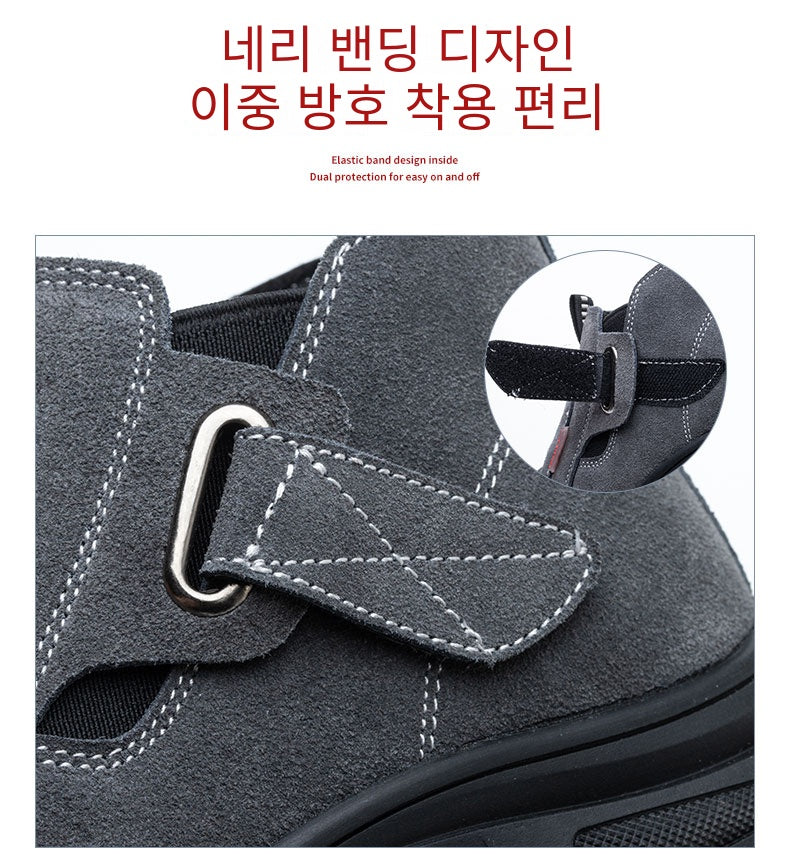 Fashipn 2026 Work Sneakers Men Indestructible Steel Toe Work Shoes Safety Boots For Men Anti-puncture Electric Welding Shoes