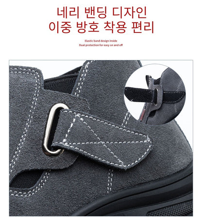 Fashipn 2026 Work Sneakers Men Indestructible Steel Toe Work Shoes Safety Boots For Men Anti-puncture Electric Welding Shoes