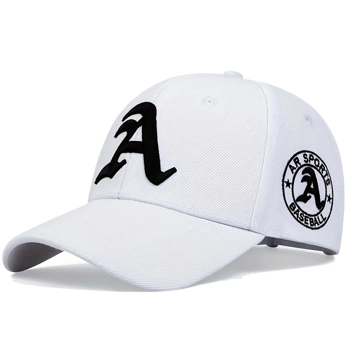 Unisex Gothic Letter A Embroidery Baseball Caps Spring And Autumn Outdoor Adjustable Casual Hats Sunscreen Hat