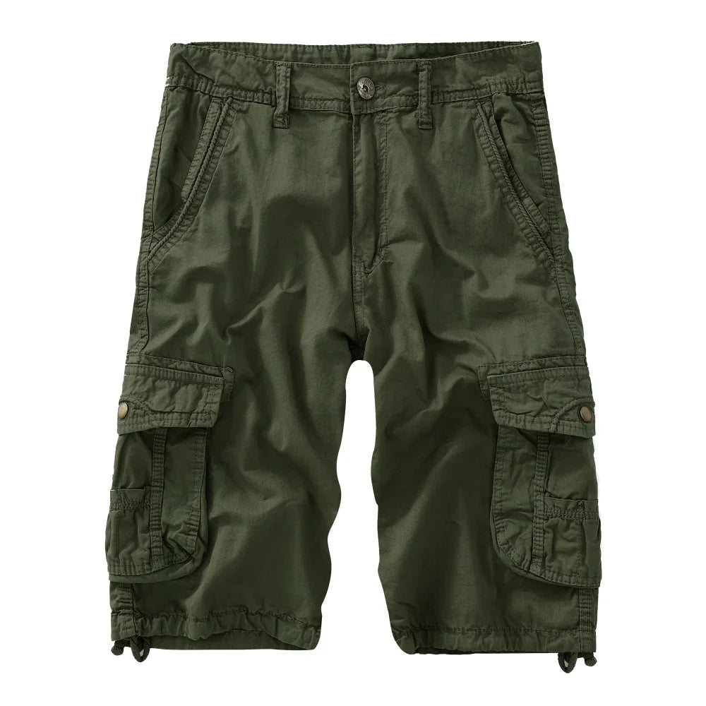 Camouflage Camo Cargo Shorts Men 2026 New Mens Casual Shorts Male Loose Work Shorts Man Outdoor Hiking Short Pants Plus Size
