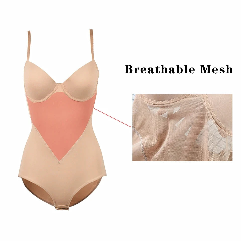 Body Shapewear Women's Binders and Shapers Mesh Bodysuit Breathable Waist Trainer Butt Lifter Shaper Slimming Corset Underwear