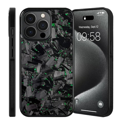 100% Real Forged Carbon Fiber MagSafe Phone Case for iPhone 16 14 13 12 11 Plus Pro /Pro Max Glossy Shockproof Protective Cover