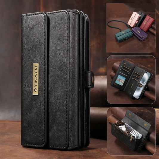 Leather Wallet Storage Compartment Cover phone case For iPhone 17 16 Pro Max Air 15 14 Plus 13 12 11 8 7 X XS XR SE 2020 2022