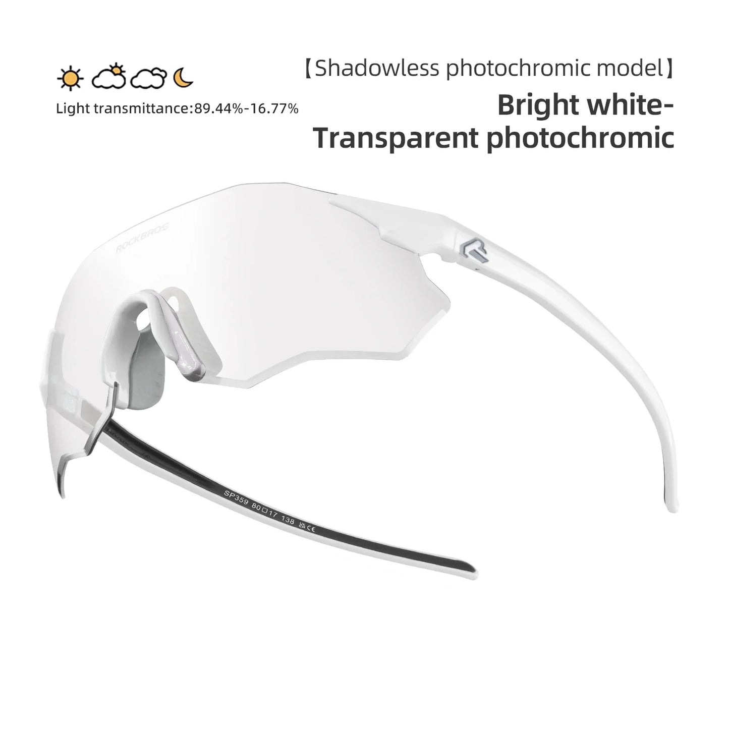 Cycling Glasses Photochromic/Polarized UV400 Sunglasses MTB Road Bike Eyewear Windproof Goggles Protection Eyewear