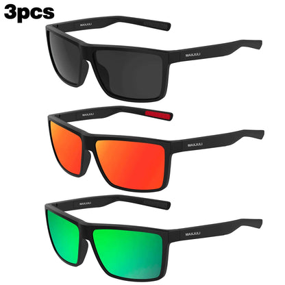Polarized Big Sunglasses for Men Women with Big Heads UV 400 Protection 8125