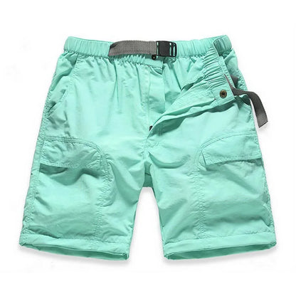 Women's Summer Hiking Pants Women Trekking Sport Quick Dry Thin Cargo Trousers Removable Outdoor Camping Pants Shorts