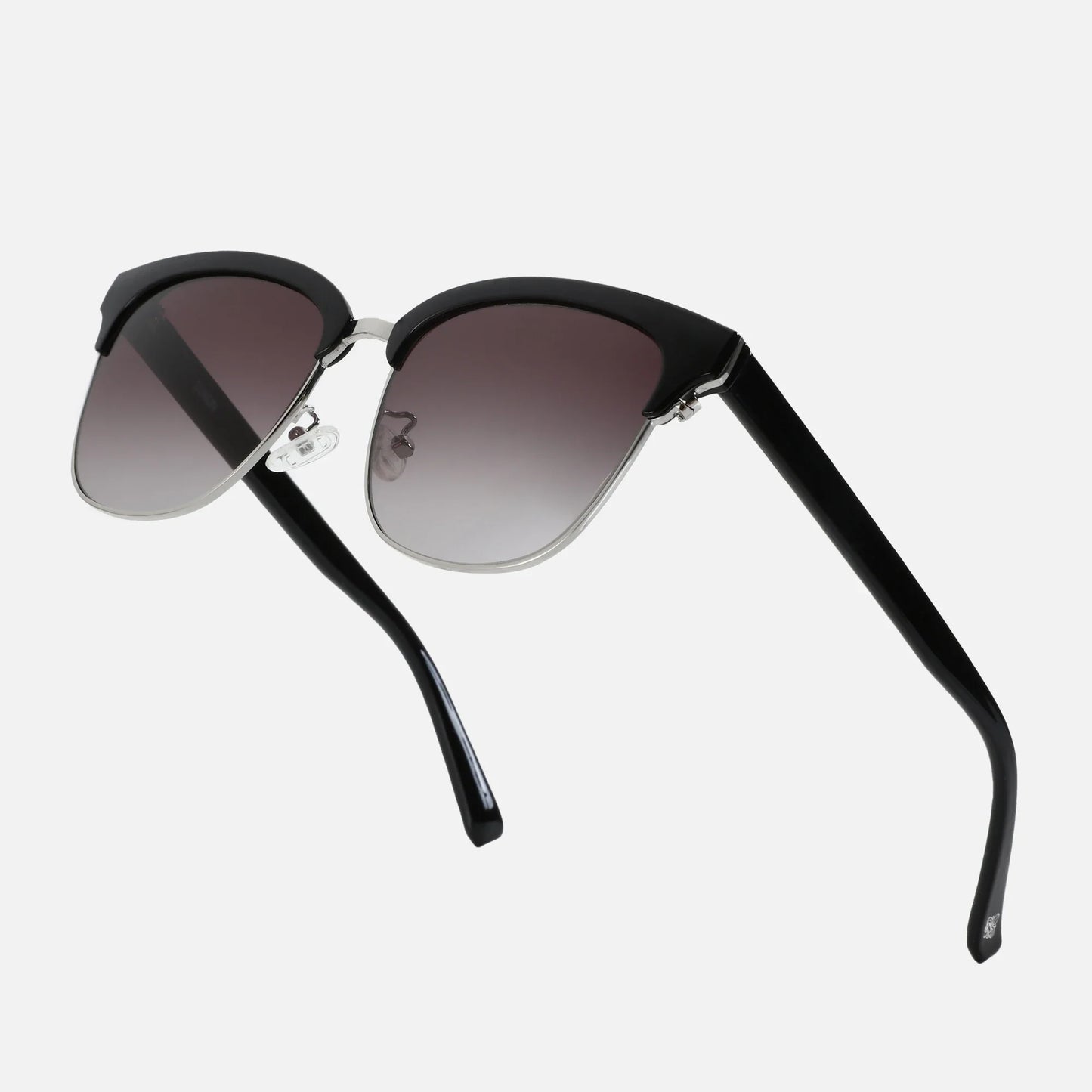 Fashion Half Frame Polarized Sunglasses High-quality Acetate Business Shade Unisex Square UV400 Certified Sun Glasses