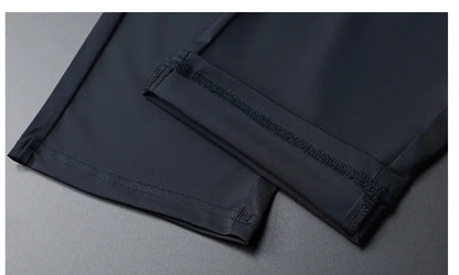 High Elastic Ultra-thin Casual Pants Men's Quick-drying Comfortable Soft Business Korean Spring Summer Trousers Brand Clothes