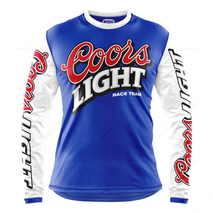 Camping Motorcycle Mountain Bike Team Downhill MTB Jersey Offroad Bicycle Locomotive Shirt Cross Country Fishing Hunting Clothes