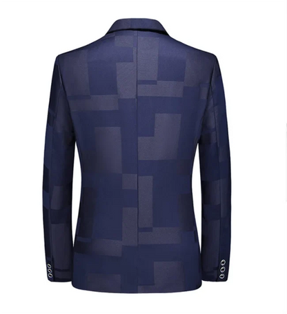 2026 New Men Business Social Suit Jacket Summer Male Single Breasted Thin Dress Male Jacquard Blazers Coats