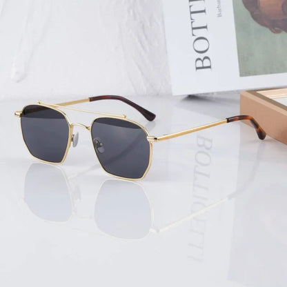Designer Women's Sunglasses Bowie Big Square Alloy Fashion Street High Quality Luxury Design Classical Ultralight UV400 Glasses