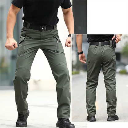New Tactical 2-piece Set Pants Mens Outdoor Work Cargo Trousers Spring Summer Multi-pocket Waterproof Pant Training Hik Overalls
