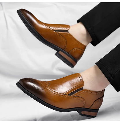 Big Size New Dress Shoes for Men Summer Autumn Business Casual Shoes Male Fashion Solid Color Wedding Elegant Shoes Man
