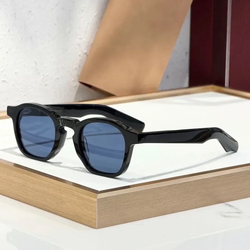 Modern Square Classical Sunglasses Men Women Handmade Fashion High Street Premium Quality UV400 Glasses with Case