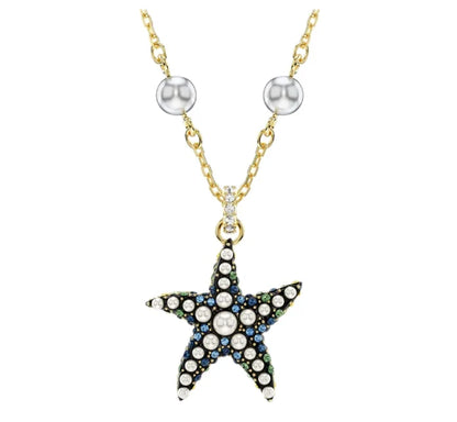 2025 New Hot Selling Texture Ocean Series Necklace Pendant Earnail Ring Jewelry Set Trendy Personality Unique Design