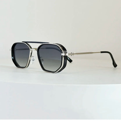 Vintage New Square Sunglass Men Fashion Steampunk Sunglasses Women 2025 Retro Glasses Gafas De Sol Hombre Lunette Soleil Femme