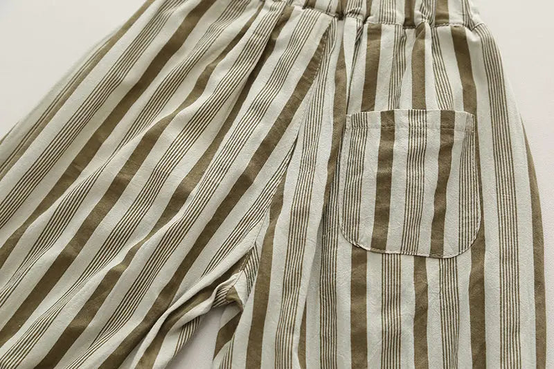 Summer Kids Baby Boys Clothing Suits Striped Short Sleeve T-Shirt Shorts Casual Clothes Outfit Infant Children Clothing 2PCS/Set