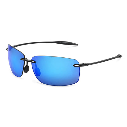 Sports Sunglasses for Men Women Tr90 Rimless Frame for Running Fishing Golf Driving MJ8009