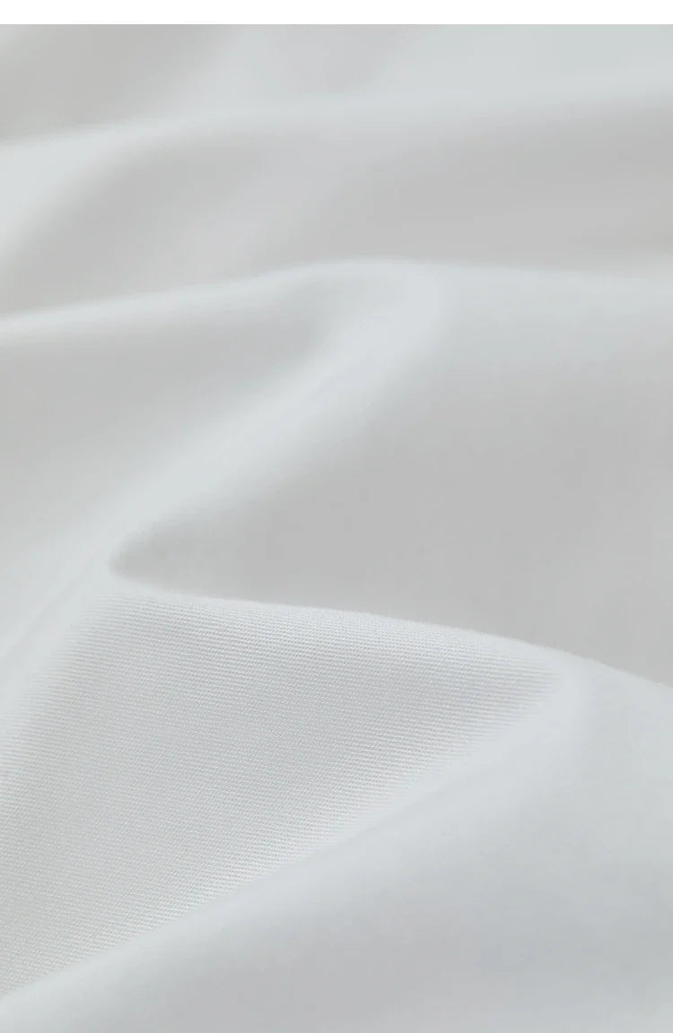 2025 Autumn Shirts Minimalism Tops 100% Cotton Long Sleeves Solid Shirt Office Lady Buttons Pullovers Blouse 12523091