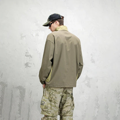 Autumn Utility Sweatshirt | Water-Repellent + Static Control + 4-Way Stretch (Unisex) Casual Loose Fit T-Shirt