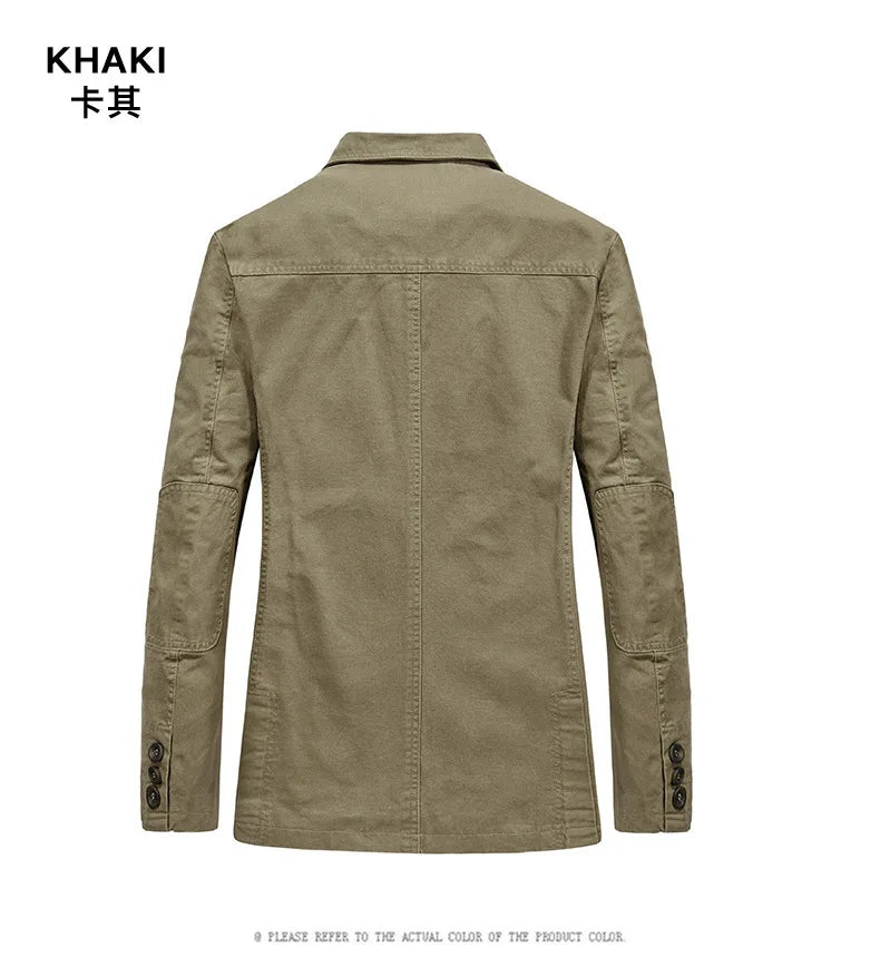 Men Casual Blazers Jackets Suits Coats High Quality Male Cotton Slim Fit Blazers Mujer Business Casual Blazers Coats Size 4XL