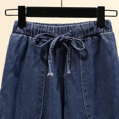 Women's High Waist Wide Leg Jeans Loose Comfortable Retro Sle Casual Versatile Straight Cut Trousers for Autumn Winter