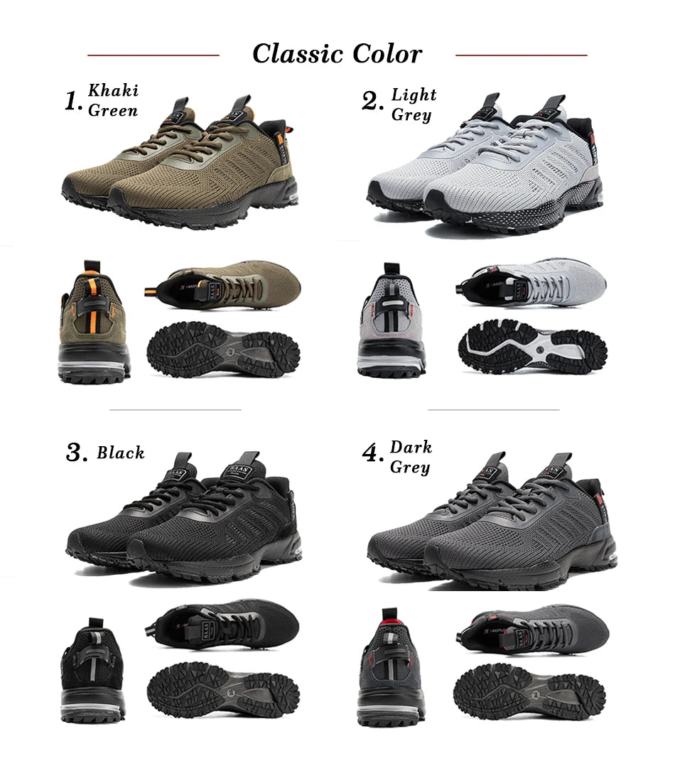Men Running Shoes Brand Breathable Mesh Outdoor Grass New Male Sneakers Shoes Walking Gym Shoes For Men Plus size 41-50