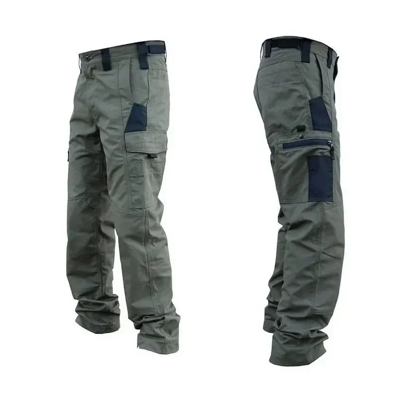 Hunting Tactical Pants Men Waterproof Hiking Wear-resisting  Trousers Male Cotton Cargo Casual Pants Mens Joggers 3XL Black