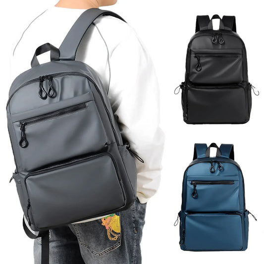 A 14 Inch Computer Backpack Large Capacity Simple Durable Men's Backpack Lightweight Men's Travel Backpack Student Schoolbag