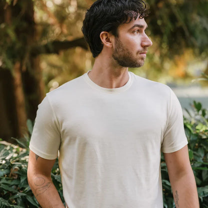 Superfine Merino Wool T shirt Men Base Layer Merino Shirt Wicking Breathable Quick Dry Anti-Odor No-itch Big USA Size