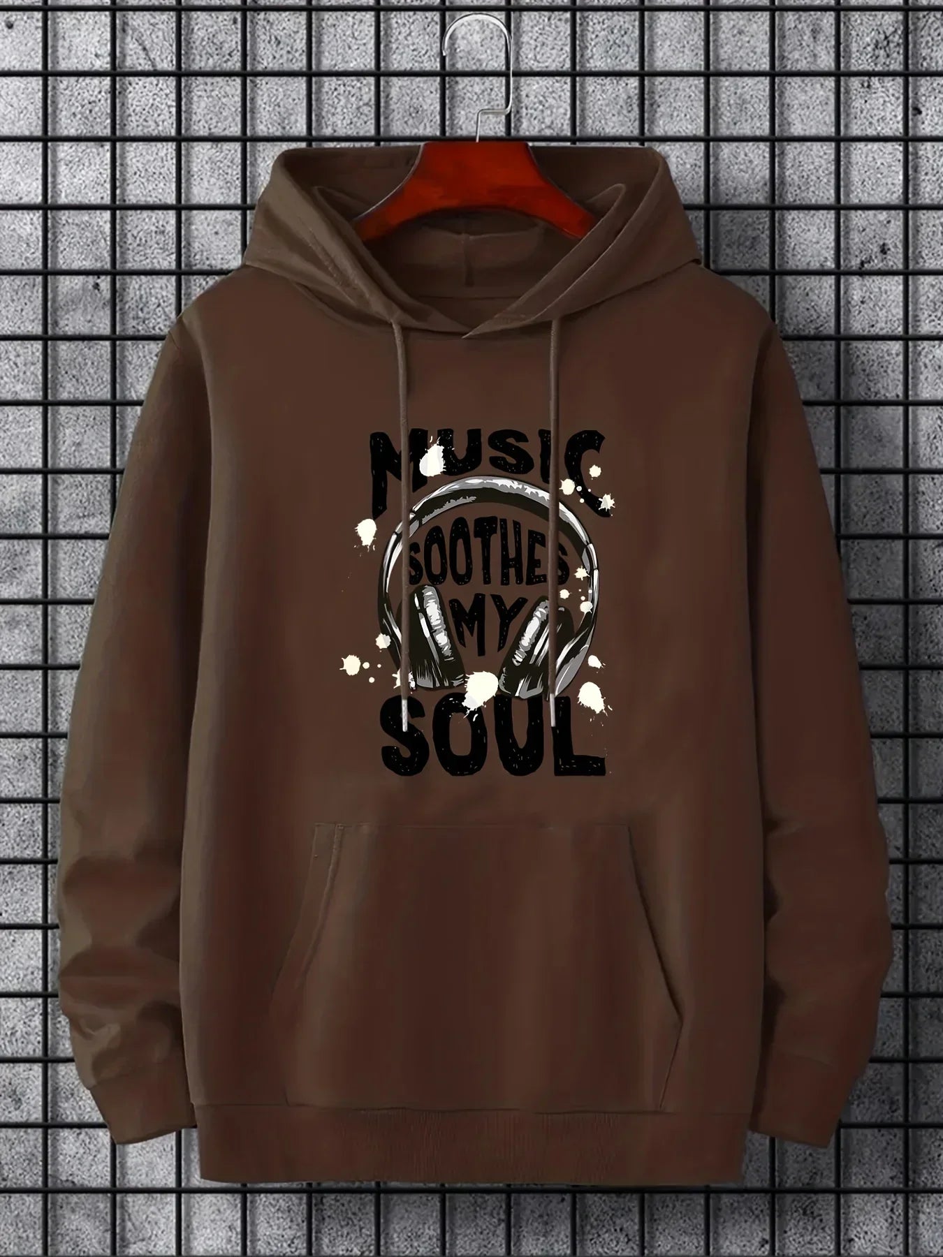 College style sports hoodie innovative fashion letter print autumn and winter plus fleece hoodie suitable for men and women