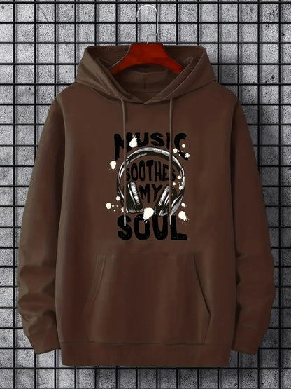 College style sports hoodie innovative fashion letter print autumn and winter plus fleece hoodie suitable for men and women