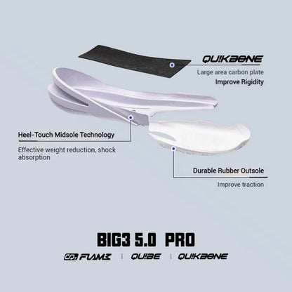 NEW BIG3 5.0 PRO Men's Basketball Sports Shoes Wear-Resistant Non-Slip Breathable Low-Cut Sneakers Male 672421110