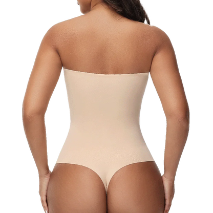 Strapless Thong Bodysuits 4XL Women Belly Control Full Body Shaper Push Up Breast Underwear Plus Size Women's Clothing