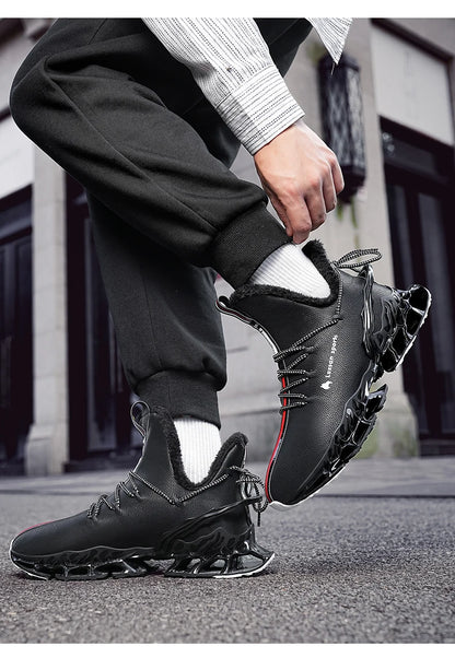 men boots 2024 New Winter Slippers Warm Men Shoes Waterproof Non-Slip Plush Sneakers Male tenis shoes Boots Men Sneakers Winter