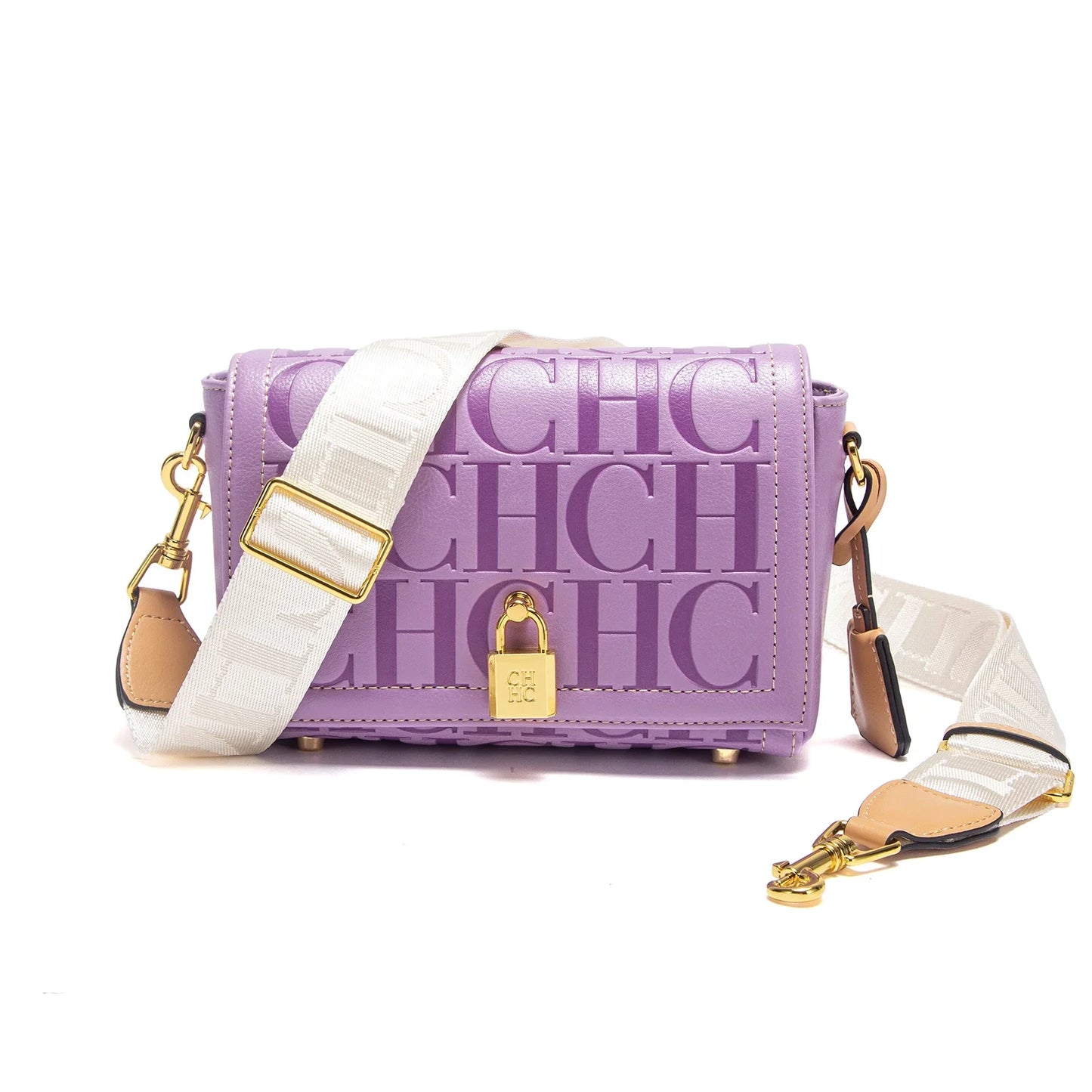 Crossbody Bag 2024 New Purple Magnetic Flip Cover Commuter Women's Bag Wallet