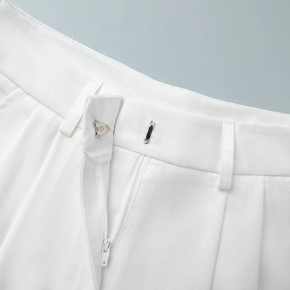 Straight-leg Pants 2026 Summer Shorts Temperament Casual Versatile Loose and Thin Five-point Suit Shorts