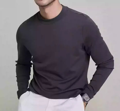 Men's 100% Merino Wool Base Layer Shirt 240G Thermal Top Warm Wicking Breathable Anti-Odor Underwear Warm Clothing Base Layer